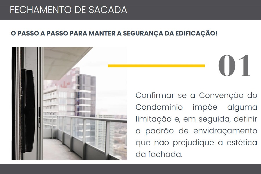 Fechamento de Sacada - Seguran�a da Edifica��o